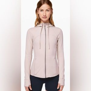 Lululemon - hooded define jacket. Colour dewy pink. Size 10